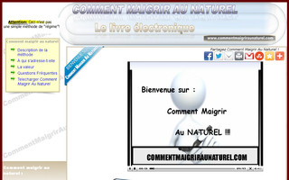 commentmaigriraunaturel.com website preview