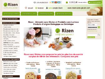 rizen-sans-gluten.com website preview
