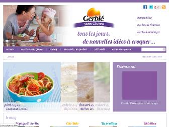 gerble-sans-gluten.com website preview