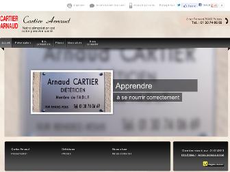 arnaudcartier-dieteticien-nutritionniste.fr website preview