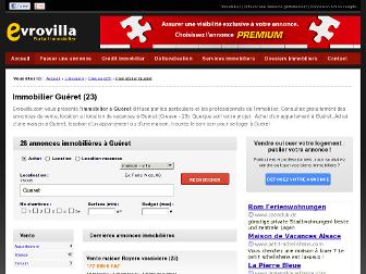 immobilier-gueret.evrovilla.com website preview