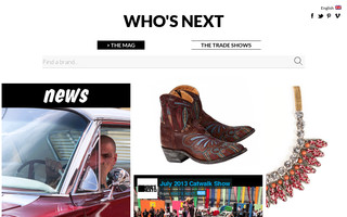 whosnext.com website preview