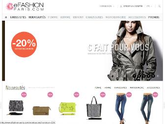 efashion-paris.com website preview