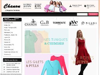 chanon.fr website preview
