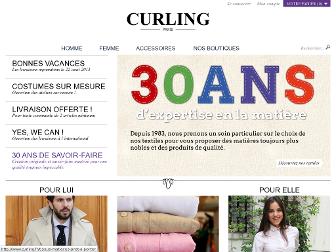 curling.fr website preview