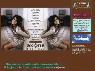 axane-boutique.com website preview