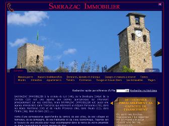 sarrazac-immobilier.com website preview