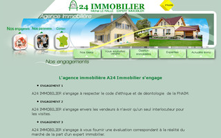 a24immobilierdordogne.com website preview