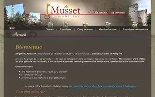 demusset-immobilier.fr website preview