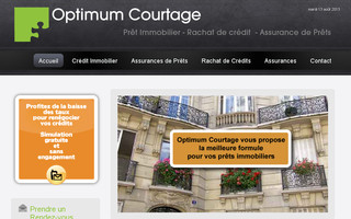 optimum-courtage.fr website preview