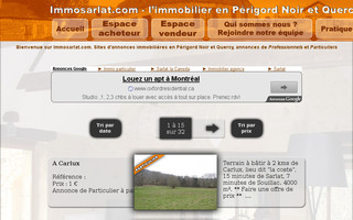 immosarlat.com website preview