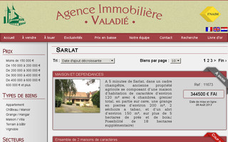 immobilier-sarlat.com website preview