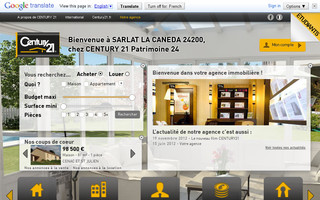century21-patrimoine24-sarlat.com website preview