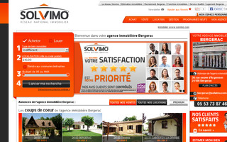 immobilier-bergerac.solvimo.com website preview