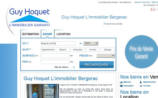 guyhoquet-immobilier-bergerac.com website preview