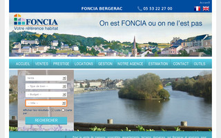 bergerac-immobilier.fr website preview