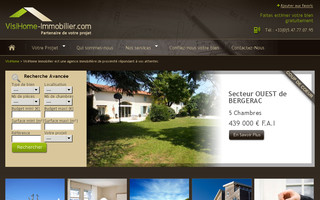 visihome-immobilier.com website preview