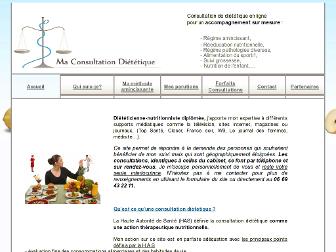 maconsultationdietetique.fr website preview