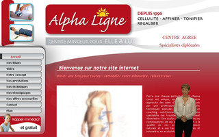 alphalignecentreminceur.fr website preview