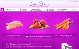 dieteticienne-dervin.com website preview