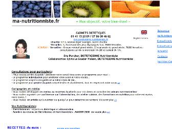 ma-nutritionniste.fr website preview