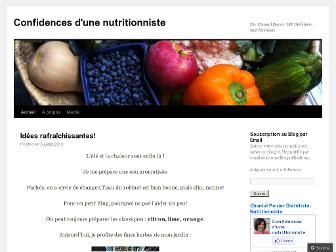 confidencesdunenutritionniste.com website preview