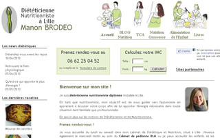 dieteticienne-lille.fr website preview