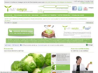 nutrisimple.com website preview