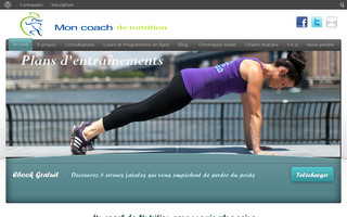 moncoachdenutrition.com website preview