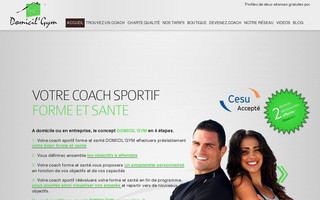 domicilgym.fr website preview