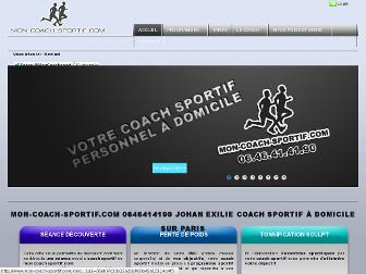 mon-coach-sportif.com website preview