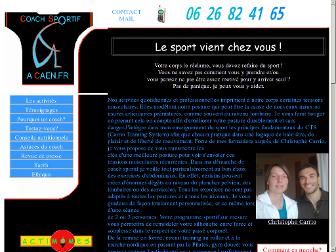 coachsportifacaen.fr website preview