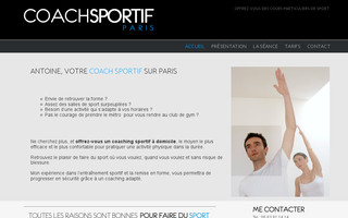 coach-sport-paris.fr website preview
