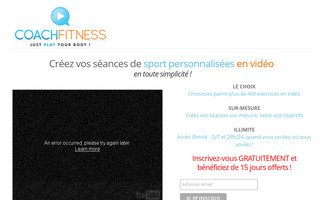 besoin2sport.tv website preview