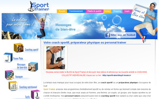 sporttrainer.fr website preview