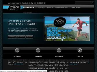 mon-coach-sportif.fr website preview