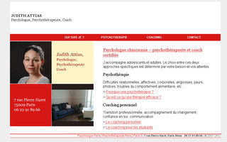 judithattias.fr website preview