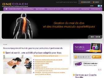 onecoach.fr website preview