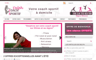 delphcoachsportif.com website preview