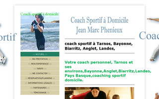 coach-sportif-a-domicile-tarnos.com website preview