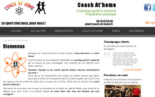 coach-at-home.fr website preview