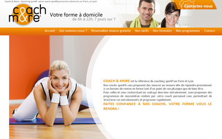 coachandmore.fr website preview