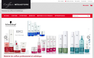 coiffure-megastore.fr website preview