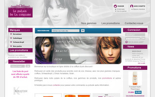 lepalaisdelacoiffure.com website preview