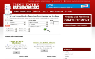 doubs.immo-entre-particuliers.com website preview