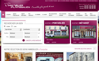 immo-pontissalien.fr website preview