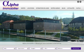 alphaimmobilier25.com website preview