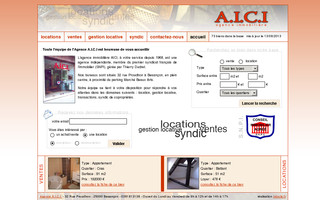 aici-immobilier.fr website preview