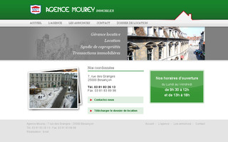 agencemourey.com website preview