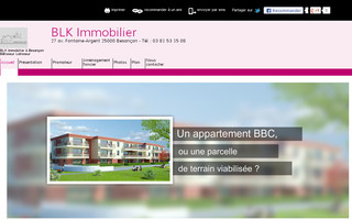 blkimmobilier.com website preview